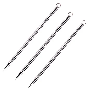 New 1pcs Silver Blackhead Comedone Acne Blemish Extractor Remover Cosmetic Tool Stainless Needles Remove Tool 8 Cm
New 1pcs Silver Blackhead Comedone Acne Blemish Extractor Remover Cosmetic Tool Stainless Needles Remove Tool 8 Cm