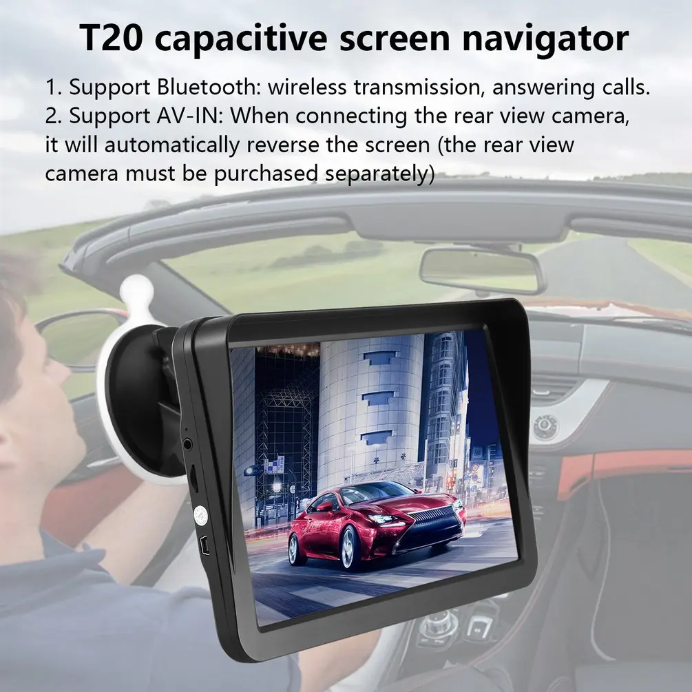 T20 Capacitive Screen Navigator Hd Car Gps Navigation Fm Wireless Avin Navitel Satellite Navigation Gps Navigator Car
T20 Capacitive Screen Navigator Hd Car Gps Navigation Fm Wireless Avin Navitel Satellite Navigation Gps Navigator Car