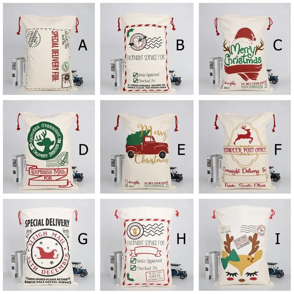Large Canvas Merry Christmas Santa Sack Xmas Stocking Reindeer Gift Storage Bag Christmas Decorations Holders Santa Clause @40
Large Canvas Merry Christmas Santa Sack Xmas Stocking Reindeer Gift Storage Bag Christmas Decorations Holders Santa Clause @40