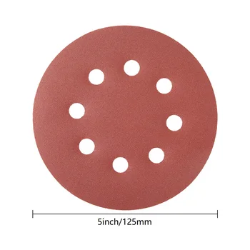 60pcs 5" 125mm Round Sandpaper Eight Hole Disk Sand Sheets Grit 40-400 Hook And Loop Sanding Disc Polish Sand Pads Set Woodwork
60pcs 5" 125mm Round Sandpaper Eight Hole Disk Sand Sheets Grit 40-400 Hook And Loop Sanding Disc Polish Sand Pads Set Woodwork