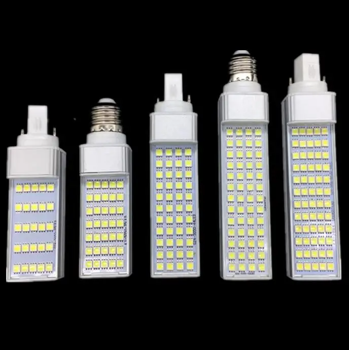 

5W 7W 9W 11W 13W 15W E27 G23 G24 LED Horizontal Plug Light Spotlight Bulb Lamp Light SMD5050 AC85-265V White/Warm White Hot Sale