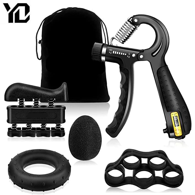6Pcs/Set Adjustable Heavy Grips Power Strength Hand Expander Hand Grips Trainer Wrist Training Increase Strength Spring Grip
6Pcs/Set Adjustable Heavy Grips Power Strength Hand Expander Hand Grips Trainer Wrist Training Increase Strength Spring Grip