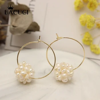 Handmade Nature Pearl Drop Earrings for Women Unique Natural Freshwater Pearl Earrings Hoops Boho Fine Jewelry
Handmade Nature Pearl Drop Earrings for Women Unique Natural Freshwater Pearl Earrings Hoops Boho Fine Jewelry