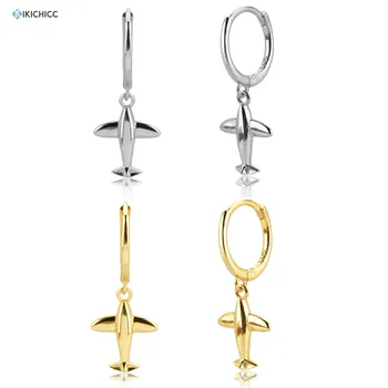 Kikichicc 925 Sterling Silver Gold Aircraft Drop Earring 2020 Rock Punk Fine Jewelry For Party Circle Round Piercing Pendiente
Kikichicc 925 Sterling Silver Gold Aircraft Drop Earring 2020 Rock Punk Fine Jewelry For Party Circle Round Piercing Pendiente