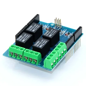 

5V 4-CH Extension Relay Module Shield forArduino (Works with official forArduino Boards) - Deep Blue ARD0687