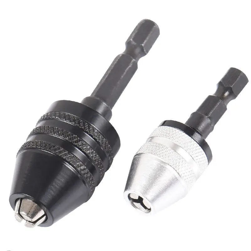 Hexagonal Shank Drill Bit Chuck Quick-Change Drill Bit Conversion Hand Drill Three-jaw Chuck round Shank Adaptors Turn Angle Gri
Hexagonal Shank Drill Bit Chuck Quick-Change Drill Bit Conversion Hand Drill Three-jaw Chuck round Shank Adaptors Turn Angle Gri