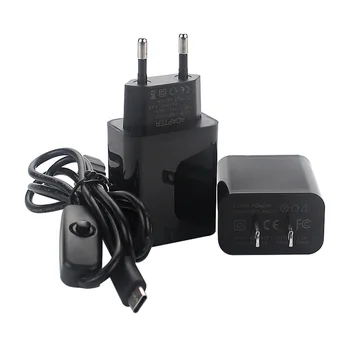 Computer On Off Power Supply 5V 3A Accessories Black Switch Cable Charger USB Type-C Plug Adapter ABS For Raspberry Pi 4
Computer On Off Power Supply 5V 3A Accessories Black Switch Cable Charger USB Type-C Plug Adapter ABS For Raspberry Pi 4