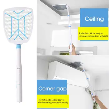 Retractable Foldable Handheld Rechargeable Summer Electric Mosquito Swatter Fly Killer Ultrathin Insect Control Mesh Office Safe
Retractable Foldable Handheld Rechargeable Summer Electric Mosquito Swatter Fly Killer Ultrathin Insect Control Mesh Office Safe
