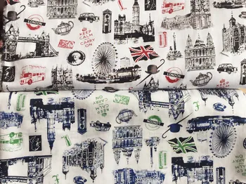 Handmade DIY clothing fabric printed cotton clothing fabric Street British style fabric
Handmade DIY clothing fabric printed cotton clothing fabric Street British style fabric