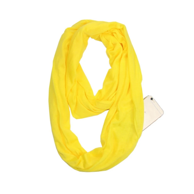 The Vault Infinity Scarf with Hidden Zip Pocket
