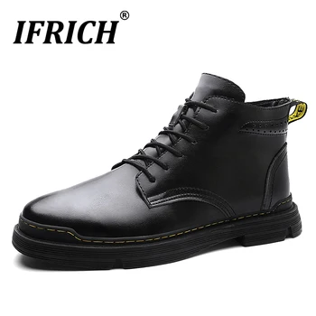 2020 Spring/Autumn HandmadeLeather Boots Men Brown Mens Working Boots Brand Designer Army Combat Men Boots Outdoor Men Shoes
2020 Spring/Autumn HandmadeLeather Boots Men Brown Mens Working Boots Brand Designer Army Combat Men Boots Outdoor Men Shoes