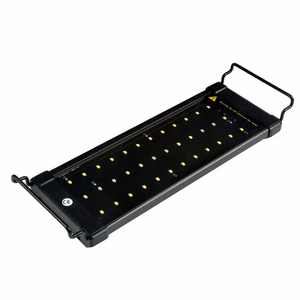 100-240V 6W 12-18" Super Bright Aquarium LED Lightings Blue White LEDs with Extendable Brackets for 28-50CM Fish Tank Light Lamp
100-240V 6W 12-18" Super Bright Aquarium LED Lightings Blue White LEDs with Extendable Brackets for 28-50CM Fish Tank Light Lamp