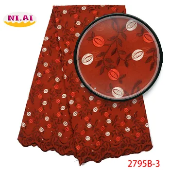 Red Cotton Lace Fabric, African Dry Lace Fabric, Swiss Voile Lace Dresses Mr2795b
Red Cotton Lace Fabric, African Dry Lace Fabric, Swiss Voile Lace Dresses Mr2795b