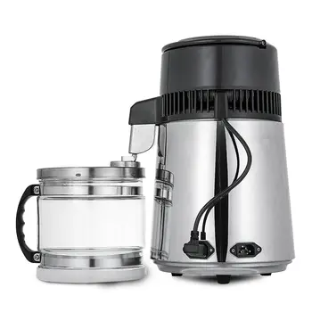 Water Distillers Countertop Stainless Steel 4L 750W Digital Control Distilling Water Machine
Water Distillers Countertop Stainless Steel 4L 750W Digital Control Distilling Water Machine