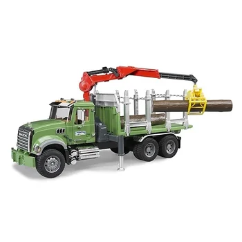 02-824 Mack timber truck with portable crane and brows (suitable module with sound and light "H" is) bruder,
02-824 Mack timber truck with portable crane and brows (suitable module with sound and light "H" is) bruder,