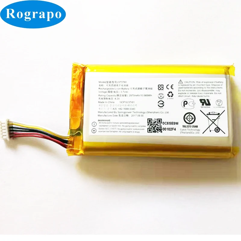 New 3.7V 2970mAh Replacement Battery For DJI SPARK MAVIC PRO MAVIC AIR 2 Remote Control Batteries Accumulator 6-wire plug
New 3.7V 2970mAh Replacement Battery For DJI SPARK MAVIC PRO MAVIC AIR 2 Remote Control Batteries Accumulator 6-wire plug