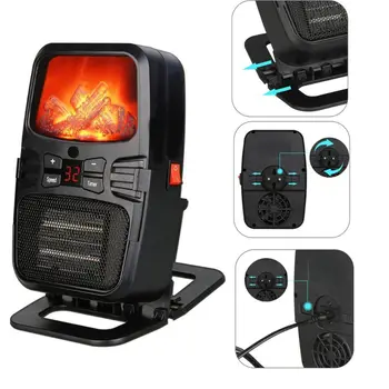 Flame Heater mini heater household wall-mounted desktop heater small heater EU High Quality and Brand New
Flame Heater mini heater household wall-mounted desktop heater small heater EU High Quality and Brand New