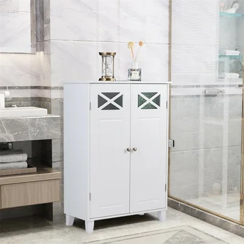 Multifunctional Free Standing Storage Toilet Bathroom Cabinet Shelf Organizer Double Doors Wooden Organizer BA7443
Multifunctional Free Standing Storage Toilet Bathroom Cabinet Shelf Organizer Double Doors Wooden Organizer BA7443