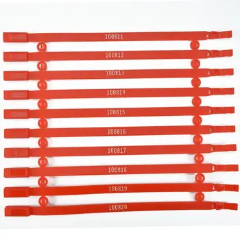 Red 100pcs Plastic Fixed Length Security Seal Self Locking Band Container Clip On Ties Shipping Tag 210mm
Red 100pcs Plastic Fixed Length Security Seal Self Locking Band Container Clip On Ties Shipping Tag 210mm