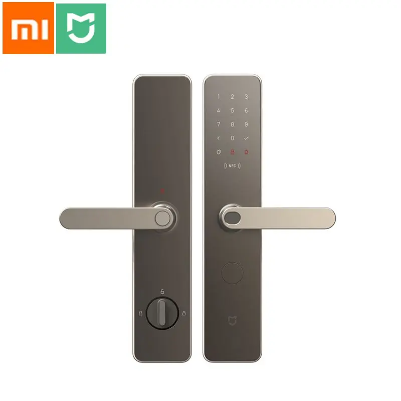 Smart Door Lock Fingerprint Password NFC Blue Tooth Unlock Detect Alarm Mi Home App Control New Arrived
Smart Door Lock Fingerprint Password NFC Blue Tooth Unlock Detect Alarm Mi Home App Control New Arrived