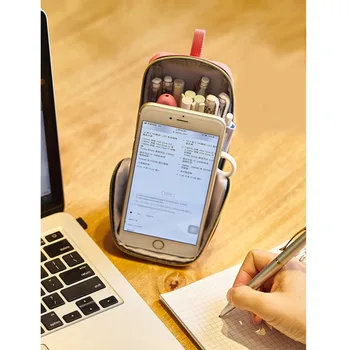 1pcsCreative Pencil Case School Large-capacity Canvas Phone Holder Pen Bag Box Multi-function Student School Supplies Stationery
1pcsCreative Pencil Case School Large-capacity Canvas Phone Holder Pen Bag Box Multi-function Student School Supplies Stationery