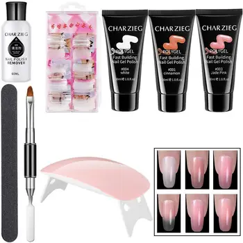 6pcs/kit Poly Gel Set LED Clear UV Gel Varnish Nail Polish Art Kit Quick Building For Nails Extensions Hard Gel Polygel Nail Kit
6pcs/kit Poly Gel Set LED Clear UV Gel Varnish Nail Polish Art Kit Quick Building For Nails Extensions Hard Gel Polygel Nail Kit