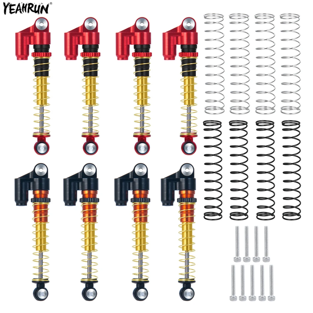 Амортизатор YEAHRUN 4 шт./лот, алюминиевый амортизатор для 1/24 Axial SCX24 90081 AXI00001 AXI00002 AXI00005 AXI00006, Радиоуправляемый гусеничный автомобиль
Амортизатор YEAHRUN 4 шт./лот, алюминиевый амортизатор для 1/24 Axial SCX24 90081 AXI00001 AXI00002 AXI00005 AXI00006, Радиоуправляемый гусеничный автомобиль