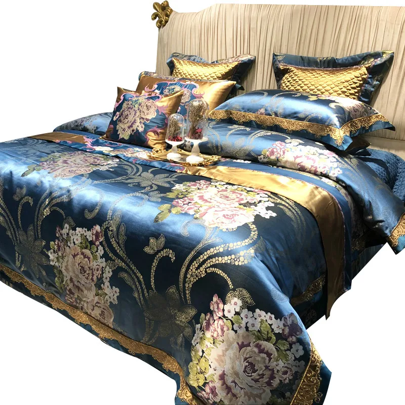 Luxury High Precision Brocade Bedding Four-Piece Set Tribute Silk Jacquard Long-Staple Cotton Embroidery Ten-Piece Set
Luxury High Precision Brocade Bedding Four-Piece Set Tribute Silk Jacquard Long-Staple Cotton Embroidery Ten-Piece Set