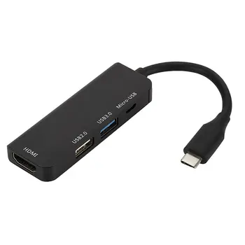 Type-C Hub Expansion Dock Type-C Adapter Type-C To Hdmi Usb Hub With Micro Charging Usb-C Hdmi Converter
Type-C Hub Expansion Dock Type-C Adapter Type-C To Hdmi Usb Hub With Micro Charging Usb-C Hdmi Converter