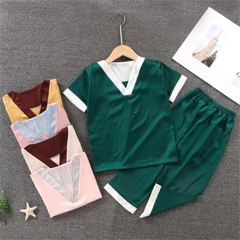 Kids Pajamas Children Sleepwear Pajamas Sets Boys Girls Pajamas Outfits Pant T-Shirt Soft Nightwear Clothes Kids Clothing 3-10Y
Kids Pajamas Children Sleepwear Pajamas Sets Boys Girls Pajamas Outfits Pant T-Shirt Soft Nightwear Clothes Kids Clothing 3-10Y