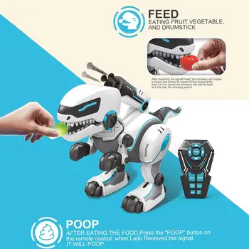A005 RC Electric Dinosaur Remote Control Dance Singing Walking Story Programming Interactive Chasing Electric Children's Toys
A005 RC Electric Dinosaur Remote Control Dance Singing Walking Story Programming Interactive Chasing Electric Children's Toys