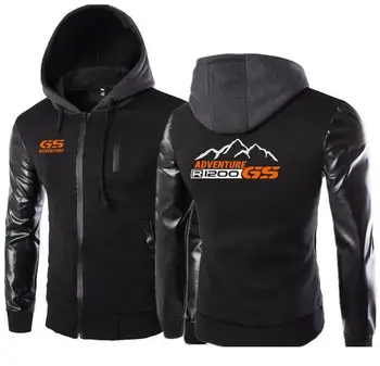 Leather sleeve slim jacket Motorcycle Hoodies Men Sweatshirt Male Hoody Bomber Tracksuit Autumn Winter warm ADVENTURE GS Hoodie
Leather sleeve slim jacket Motorcycle Hoodies Men Sweatshirt Male Hoody Bomber Tracksuit Autumn Winter warm ADVENTURE GS Hoodie