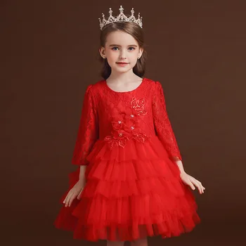 2020 Christmas Girl Dress Upscale 1-7 yrs princess Dresses girls Wedding Sequins Embroidered Formal Girl Birthday Party Dress 
2020 Christmas Girl Dress Upscale 1-7 yrs princess Dresses girls Wedding Sequins Embroidered Formal Girl Birthday Party Dress