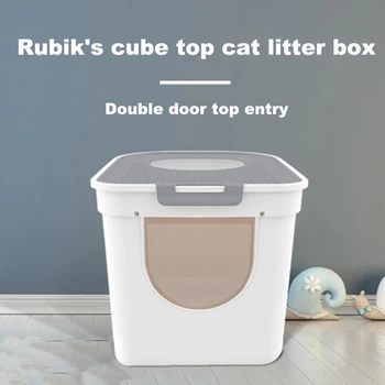 Fully Enclosed Cat Litter Box Large Anti-spatter Drawer Top Into Cat Toilet Deodorization Extra Large Oversized Cat Supplies
Fully Enclosed Cat Litter Box Large Anti-spatter Drawer Top Into Cat Toilet Deodorization Extra Large Oversized Cat Supplies