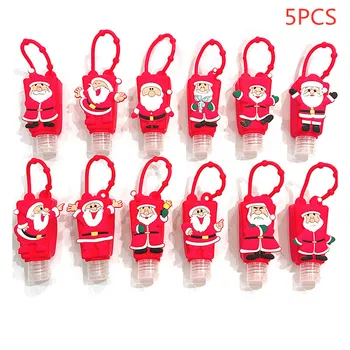 5PCS Mini 30ml Portable Santa Claus Empty Bottle Travel Refillable Bottle Silicone Protective Cover Hand Sanitizer Bottles
5PCS Mini 30ml Portable Santa Claus Empty Bottle Travel Refillable Bottle Silicone Protective Cover Hand Sanitizer Bottles
