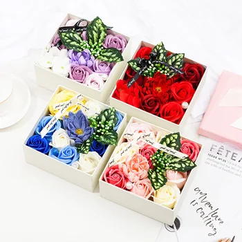 Soap Rose Artificial Flowers Christmas Decorations For Home Party Gift With Box Birthday & Valentine's Day Supplies
Soap Rose Artificial Flowers Christmas Decorations For Home Party Gift With Box Birthday & Valentine's Day Supplies