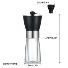 Manual Coffee Grinder Coffee Grinding Machine Adjustable Bean Grinding Miller with Stainless Steel Handle
Manual Coffee Grinder Coffee Grinding Machine Adjustable Bean Grinding Miller with Stainless Steel Handle