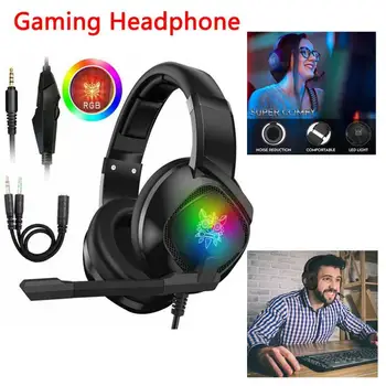 3.5mm 7DSurround Stero Noise Cancellation LED Light Gaming Headset Wired Earphone Earbuds Headphone With Mic For Xbox One PS4 PC
3.5mm 7DSurround Stero Noise Cancellation LED Light Gaming Headset Wired Earphone Earbuds Headphone With Mic For Xbox One PS4 PC