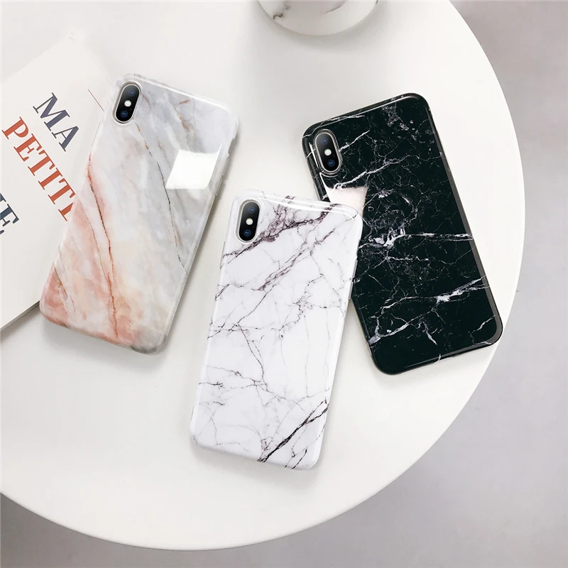 Ottwn Glossy Marble Pattern Case Cover Shells For iphone X XR XS Max 6 6S 7 8 Plus Soft Fashion Shockproof Phone Back Cases
Ottwn Glossy Marble Pattern Case Cover Shells For iphone X XR XS Max 6 6S 7 8 Plus Soft Fashion Shockproof Phone Back Cases