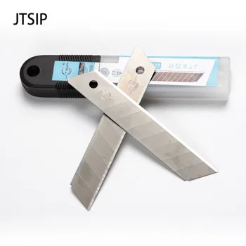 JTSIP 10pcs/lot Blade Knife Portable High Quality 0.6mm Thickness Steel Art Blade Paper Cutting Office Stationery Utility Blade
JTSIP 10pcs/lot Blade Knife Portable High Quality 0.6mm Thickness Steel Art Blade Paper Cutting Office Stationery Utility Blade