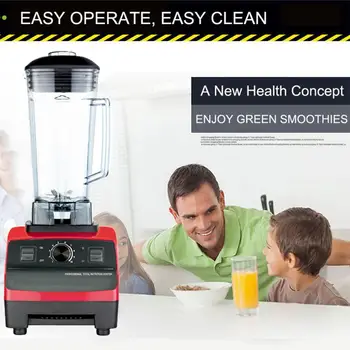 3HP 2200W Heavy Duty Commercial Grade Automatic Timer Blender Mixer Juicer Fruit Food Processor Ice Smoothies BPA Free 2L Jar
3HP 2200W Heavy Duty Commercial Grade Automatic Timer Blender Mixer Juicer Fruit Food Processor Ice Smoothies BPA Free 2L Jar