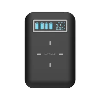 Battery Charging Box, Portable Multifunctional Charging Case Power Bank Wireless Charger, Black (Batteries not included)
Battery Charging Box, Portable Multifunctional Charging Case Power Bank Wireless Charger, Black (Batteries not included)