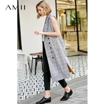 Amii Minimalist Double Breasted Vest Autumn Women Plaid Pockets Lapel Female Vintage Suit Vest 11970009
Amii Minimalist Double Breasted Vest Autumn Women Plaid Pockets Lapel Female Vintage Suit Vest 11970009