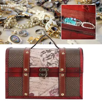 Vintage Classical Jewelry Storage Box Retro Earrings Necklace Bracelet Organizer Case Stamp Middle Size Jewellery Casket Holder
Vintage Classical Jewelry Storage Box Retro Earrings Necklace Bracelet Organizer Case Stamp Middle Size Jewellery Casket Holder