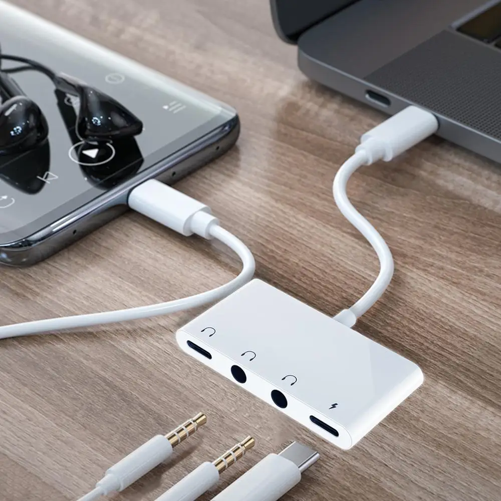 USB C к разъему 3,5 мм Тип C кабель адаптер двойной USB Тип C AUX Наушники конвертер для Huawei P20 Pro Xiaomi Mi 6 8 9 se Note 
USB C к разъему 3,5 мм Тип C кабель адаптер двойной USB Тип C AUX Наушники конвертер для Huawei P20 Pro Xiaomi Mi 6 8 9 se Note