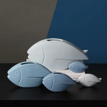 Nordic modern minimalist ceramic fish vase creative ornaments ins wind storage soft home accessories wholesale manufacturers
Nordic modern minimalist ceramic fish vase creative ornaments ins wind storage soft home accessories wholesale manufacturers