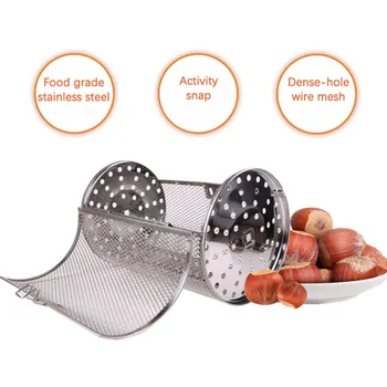 Drum Grilled Cage Oven Roaster Basket Baking Rotary Coffee Bean Peanut BBQ Rotating Stainless Steel 8 Inch Grill Bakeware
Drum Grilled Cage Oven Roaster Basket Baking Rotary Coffee Bean Peanut BBQ Rotating Stainless Steel 8 Inch Grill Bakeware