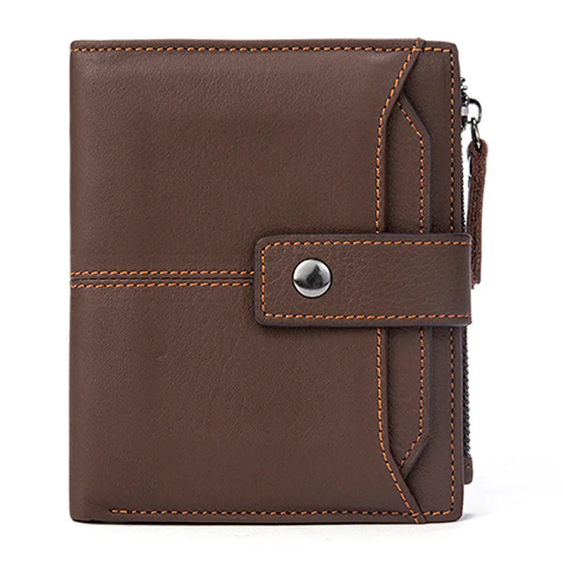 Genuine Leather Men Wallet Vintage Money Bag for Men Cow Leather Purse Hasp RFID Male Wallets Short Small Men Clutch Wallet
Genuine Leather Men Wallet Vintage Money Bag for Men Cow Leather Purse Hasp RFID Male Wallets Short Small Men Clutch Wallet