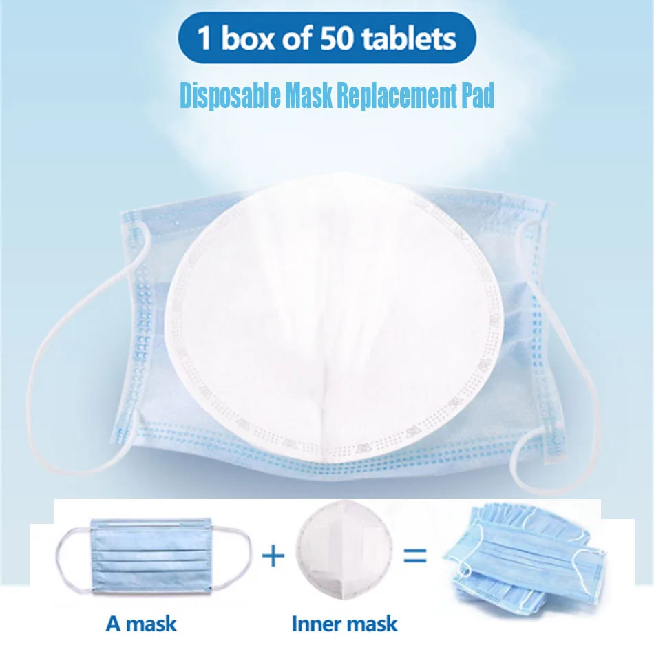 50 pcs Air Mask Fiters Anti Mist Dust Disposable Filter Mask Pad PM2.5 Breathable Protection Masks Replaceable Hot Filter
50 pcs Air Mask Fiters Anti Mist Dust Disposable Filter Mask Pad PM2.5 Breathable Protection Masks Replaceable Hot Filter