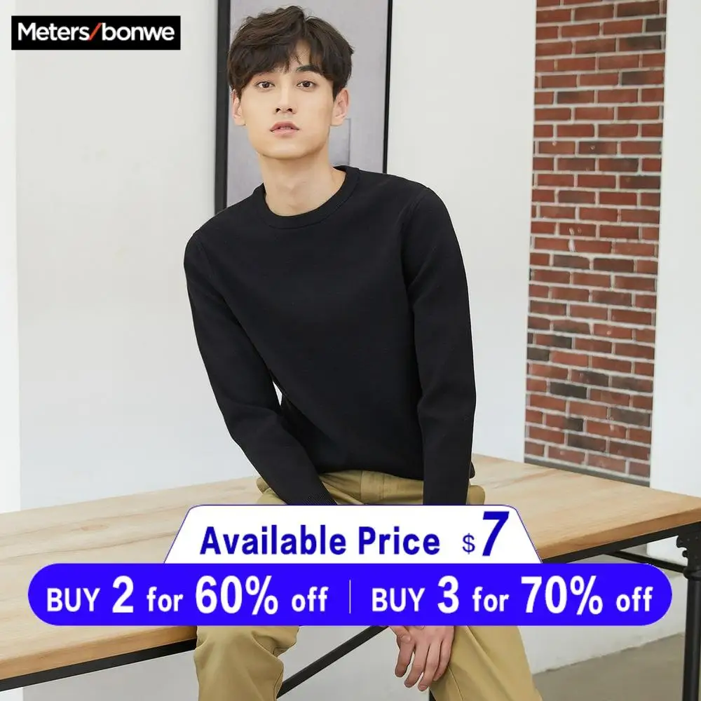 Metersbonwe New Brand Wool Sweater Men 2019 Autumn Fashion Long Sleeve Knitted Men Cotton Sweater High Quality Clothes
Metersbonwe New Brand Wool Sweater Men 2019 Autumn Fashion Long Sleeve Knitted Men Cotton Sweater High Quality Clothes